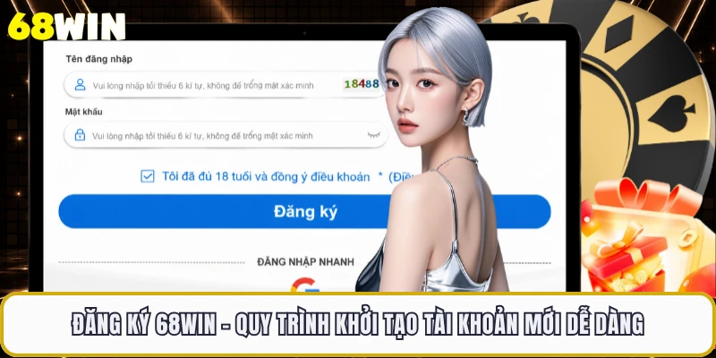Đăng Ký 68WIN - Quy Trình Khởi Tạo Tài Khoản Mới Dễ Dàng
